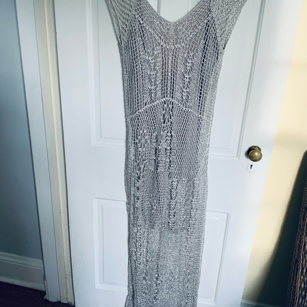FP Spun Crochet Dress with Cotton Underlay - Picture 7 of 7